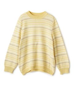 Leilian PLUS HOUSE / レリアンプラスハウス ニット・セーター | 配色ボーダーニット