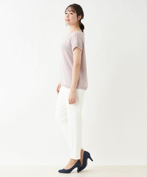 Leilian PLUS HOUSE / レリアンプラスハウス ニット・セーター | ラメニットプルオーバー【BIANCA LANCIA】 | 詳細2