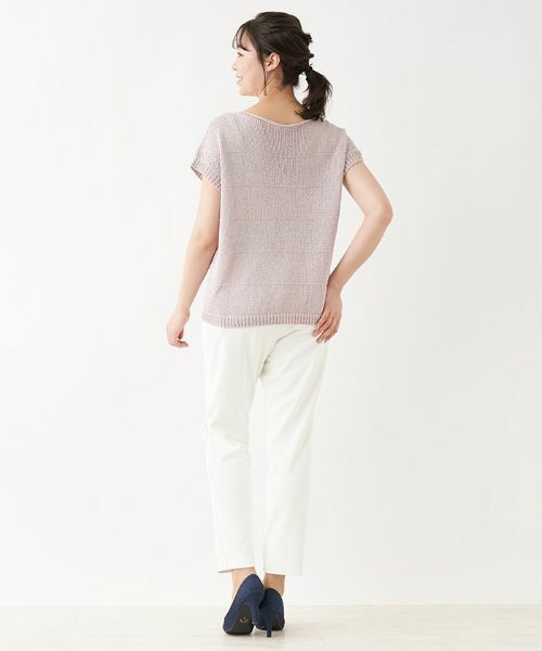 Leilian PLUS HOUSE / レリアンプラスハウス ニット・セーター | ラメニットプルオーバー【BIANCA LANCIA】 | 詳細3