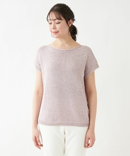 Leilian PLUS HOUSE / レリアンプラスハウス ニット・セーター | ラメニットプルオーバー【BIANCA LANCIA】 | 詳細4