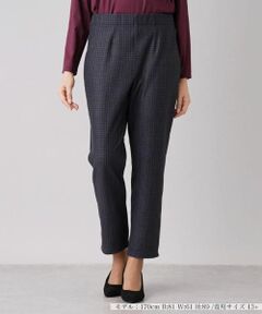 Leilian PLUS HOUSE / レリアンプラスハウス その他パンツ | リバーシブルスリムクロップドパンツ