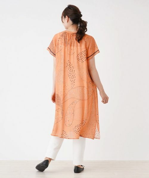 Leilian PLUS HOUSE / レリアンプラスハウス シャツ・ブラウス | ペイズリーチュニックブラウス【プラス企画】 | 詳細3