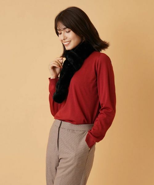 Leilian PLUS HOUSE / レリアンプラスハウス マフラー・ショール・スヌード・ストール | フェイクファーマフラー | 詳細1