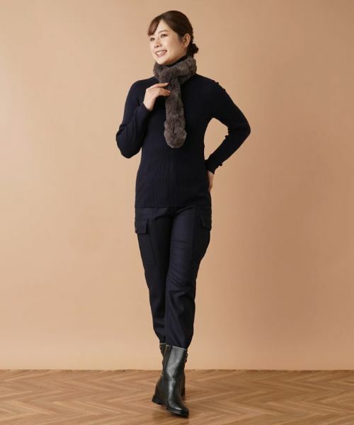 Leilian PLUS HOUSE / レリアンプラスハウス マフラー・ショール・スヌード・ストール | フェイクファーマフラー | 詳細3