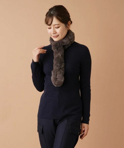 Leilian PLUS HOUSE / レリアンプラスハウス マフラー・ショール・スヌード・ストール | フェイクファーマフラー | 詳細4