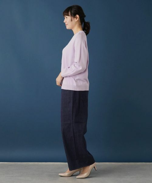 Leilian PLUS HOUSE / レリアンプラスハウス ニット・セーター | 【洗える】洗えるプルオーバーニット | 詳細2