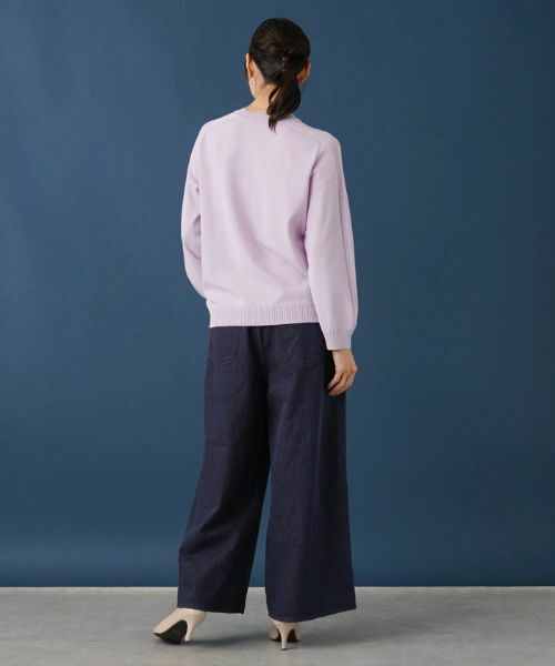 Leilian PLUS HOUSE / レリアンプラスハウス ニット・セーター | 【洗える】洗えるプルオーバーニット | 詳細3