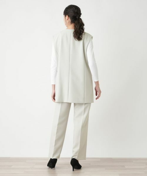 Leilian PLUS HOUSE / レリアンプラスハウス テーラードジャケット | Vネックベスト【Leilian WHITE LABEL】【BOURGE】 | 詳細6