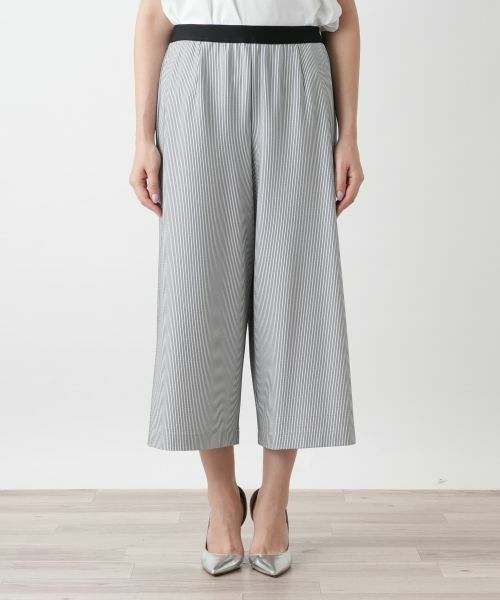 Leilian PLUS HOUSE / レリアンプラスハウス その他パンツ | 【店舗人気】ストライプガウチョパンツ | 詳細4