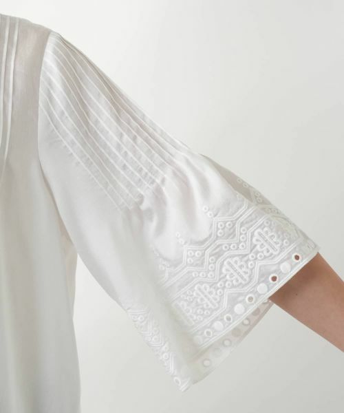 Leilian PLUS HOUSE / レリアンプラスハウス シャツ・ブラウス | カットワーク刺繍ブラウス【Leilian WHITE LABEL】 | 詳細12