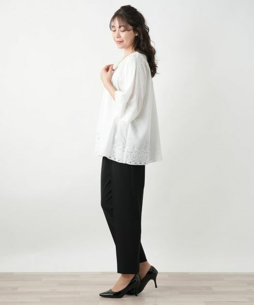 Leilian PLUS HOUSE / レリアンプラスハウス シャツ・ブラウス | カットワーク刺繍ブラウス【Leilian WHITE LABEL】 | 詳細5