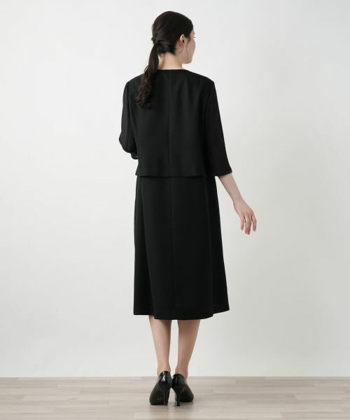 Leilian PLUS HOUSE / レリアンプラスハウス ドレス | セットアップ風ワンピース【ブラックフォーマル】 | 詳細3