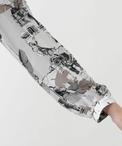 Leilian PLUS HOUSE / レリアンプラスハウス シャツ・ブラウス | 【店舗人気】プリントボウタイ風ブラウス【ROCHAS Premiere】 | 詳細9