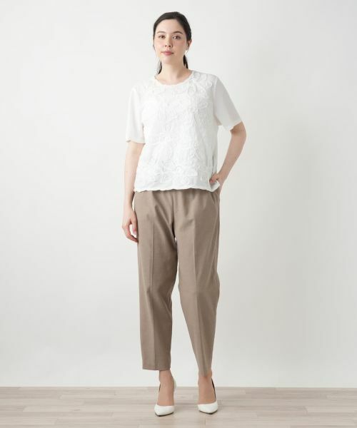 Leilian PLUS HOUSE / レリアンプラスハウス その他パンツ | テーパードパンツ【NEMIKA】 | 詳細1