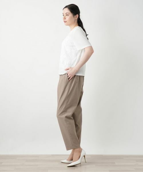 Leilian PLUS HOUSE / レリアンプラスハウス その他パンツ | テーパードパンツ【NEMIKA】 | 詳細2