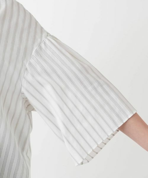 Leilian PLUS HOUSE / レリアンプラスハウス シャツ・ブラウス | ストライプブラウス【BOURGE】 | 詳細9