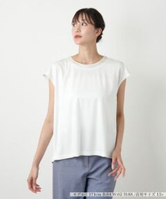 Leilian PLUS HOUSE / レリアンプラスハウス カットソー | 【店舗人気】ネックライン刺繍プルオーバー