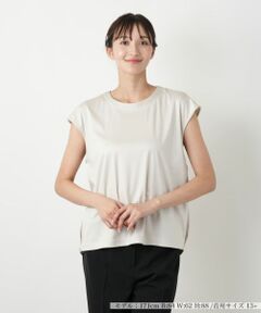 Leilian PLUS HOUSE / レリアンプラスハウス カットソー | 【店舗人気】ネックライン刺繍プルオーバー