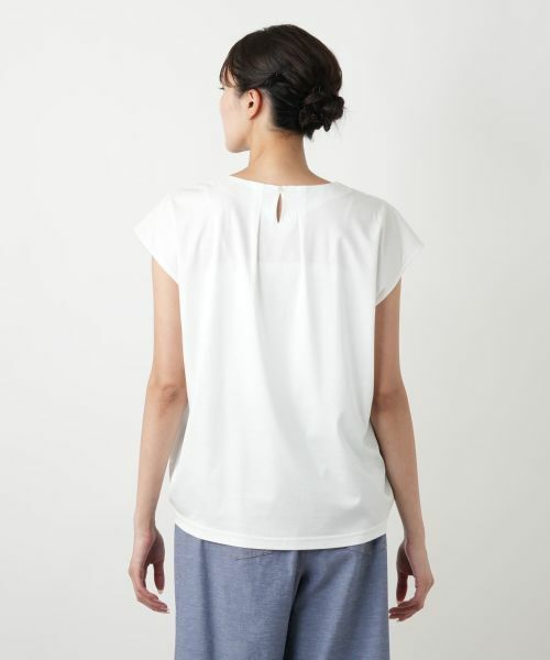 Leilian PLUS HOUSE / レリアンプラスハウス カットソー | 【店舗人気】ネックライン刺繍プルオーバー | 詳細12