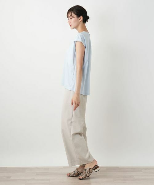 Leilian PLUS HOUSE / レリアンプラスハウス カットソー | 【店舗人気】ネックライン刺繍プルオーバー | 詳細2