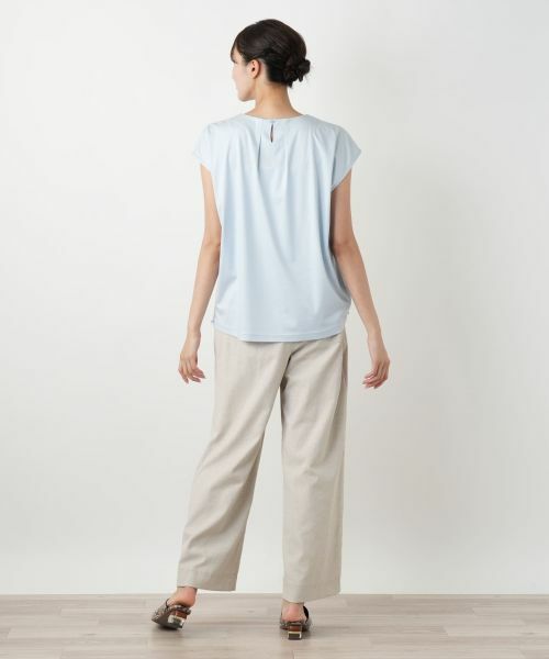 Leilian PLUS HOUSE / レリアンプラスハウス カットソー | 【店舗人気】ネックライン刺繍プルオーバー | 詳細3