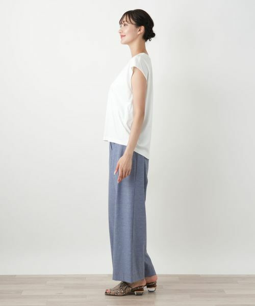 Leilian PLUS HOUSE / レリアンプラスハウス カットソー | 【店舗人気】ネックライン刺繍プルオーバー | 詳細8