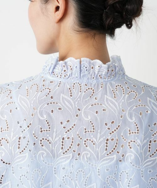Leilian PLUS HOUSE / レリアンプラスハウス シャツ・ブラウス | 【店舗人気】カットワークレースブラウス | 詳細11