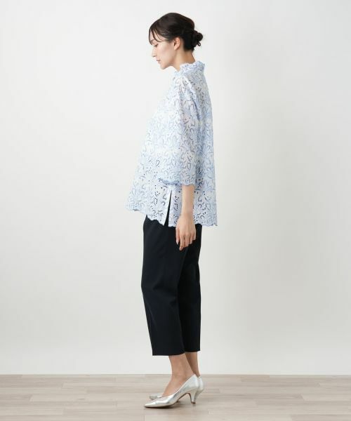 Leilian PLUS HOUSE / レリアンプラスハウス シャツ・ブラウス | 【店舗人気】カットワークレースブラウス | 詳細2