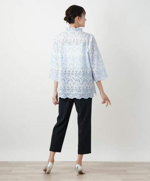 Leilian PLUS HOUSE / レリアンプラスハウス シャツ・ブラウス | 【店舗人気】カットワークレースブラウス | 詳細3