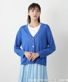 Leilian PLUS HOUSE / レリアンプラスハウス カーディガン・ボレロ | Vネックカーディガン