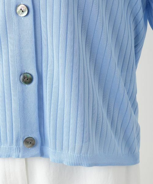 Leilian PLUS HOUSE / レリアンプラスハウス カーディガン・ボレロ | Vネックカーディガン | 詳細13
