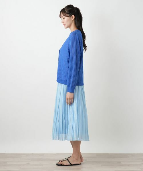 Leilian PLUS HOUSE / レリアンプラスハウス カーディガン・ボレロ | Vネックカーディガン | 詳細2