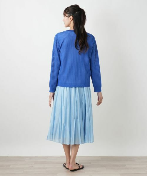 Leilian PLUS HOUSE / レリアンプラスハウス カーディガン・ボレロ | Vネックカーディガン | 詳細3