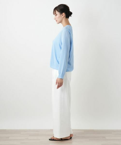Leilian PLUS HOUSE / レリアンプラスハウス カーディガン・ボレロ | Vネックカーディガン | 詳細5