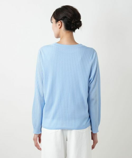 Leilian PLUS HOUSE / レリアンプラスハウス カーディガン・ボレロ | Vネックカーディガン | 詳細9