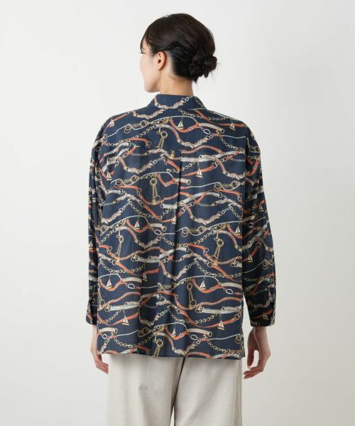 Leilian PLUS HOUSE / レリアンプラスハウス シャツ・ブラウス | チェーンベルトプリントブラウス | 詳細6