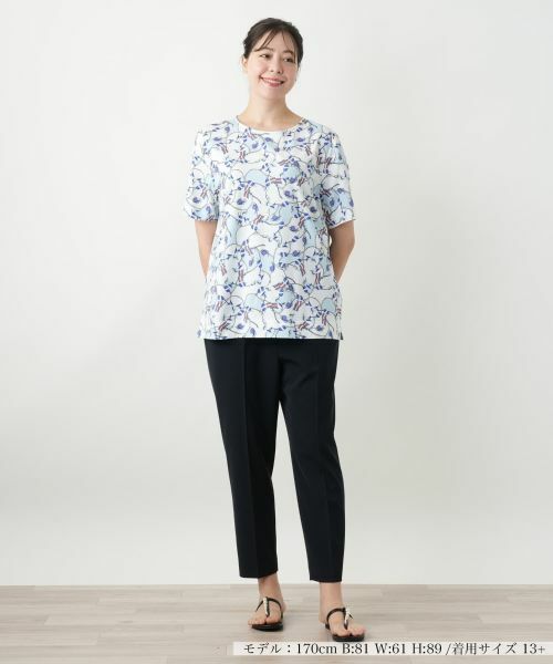 Leilian PLUS HOUSE / レリアンプラスハウス Tシャツ | プリントカットソー | 詳細1