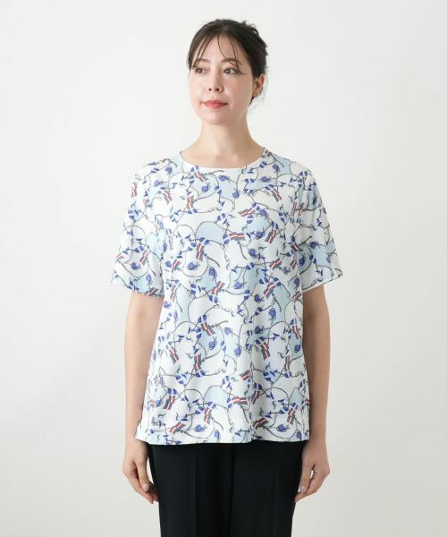 Leilian PLUS HOUSE / レリアンプラスハウス Tシャツ | プリントカットソー | 詳細4