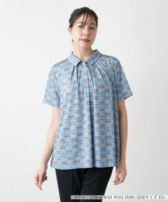 Leilian PLUS HOUSE / レリアンプラスハウス ポロシャツ | プリントシャツ