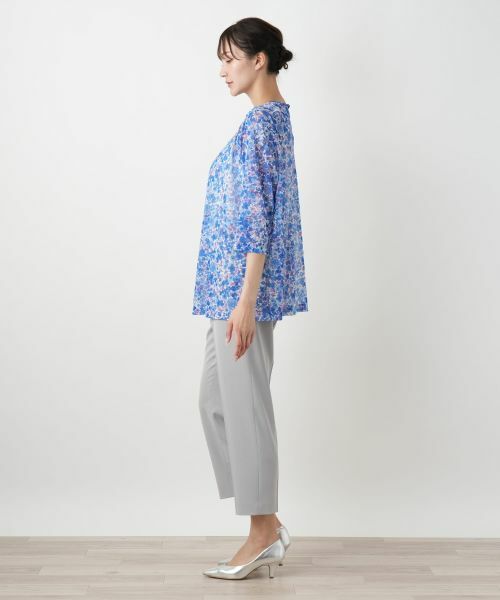 Leilian PLUS HOUSE / レリアンプラスハウス カットソー | 【店舗人気】フラワープリントカットソー【ERICA】 | 詳細5