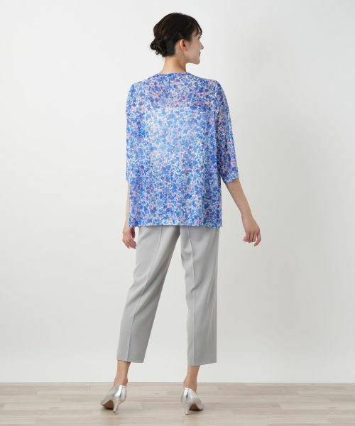 Leilian PLUS HOUSE / レリアンプラスハウス カットソー | 【店舗人気】フラワープリントカットソー【ERICA】 | 詳細6