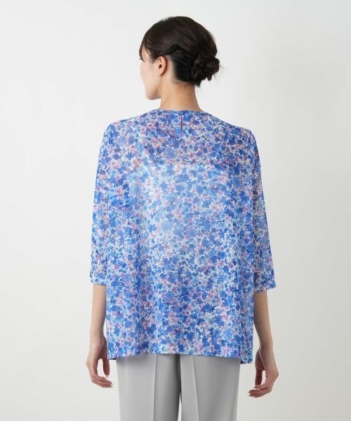 Leilian PLUS HOUSE / レリアンプラスハウス カットソー | 【店舗人気】フラワープリントカットソー【ERICA】 | 詳細9