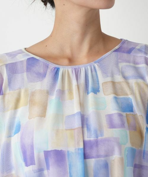 Leilian PLUS HOUSE / レリアンプラスハウス カットソー | プリントカットソー | 詳細7