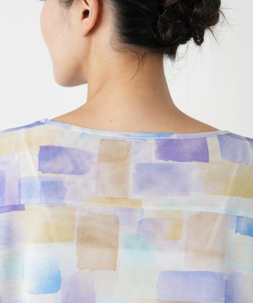 Leilian PLUS HOUSE / レリアンプラスハウス カットソー | プリントカットソー | 詳細8