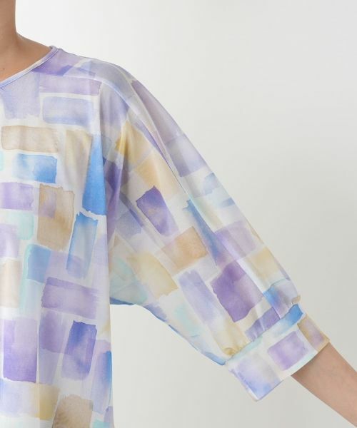 Leilian PLUS HOUSE / レリアンプラスハウス カットソー | プリントカットソー | 詳細9