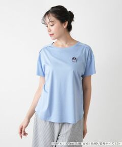 セール】 リボンモチーフプリントTシャツ【Leilian WHITE LABEL