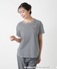 Leilian PLUS HOUSE / レリアンプラスハウス カットソー | ボーダーカットソー