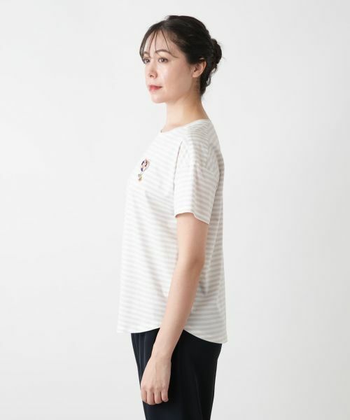Leilian PLUS HOUSE / レリアンプラスハウス カットソー | ボーダーカットソー | 詳細10