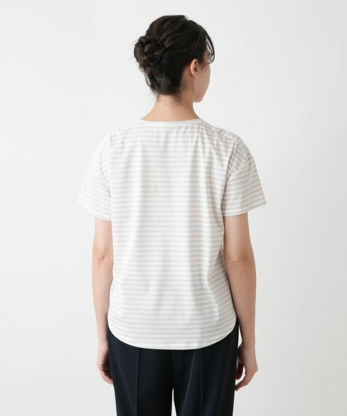 Leilian PLUS HOUSE / レリアンプラスハウス カットソー | ボーダーカットソー | 詳細11