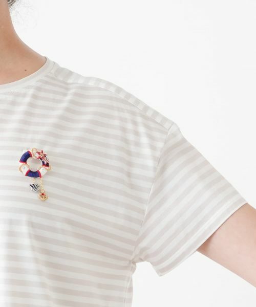 Leilian PLUS HOUSE / レリアンプラスハウス カットソー | ボーダーカットソー | 詳細14